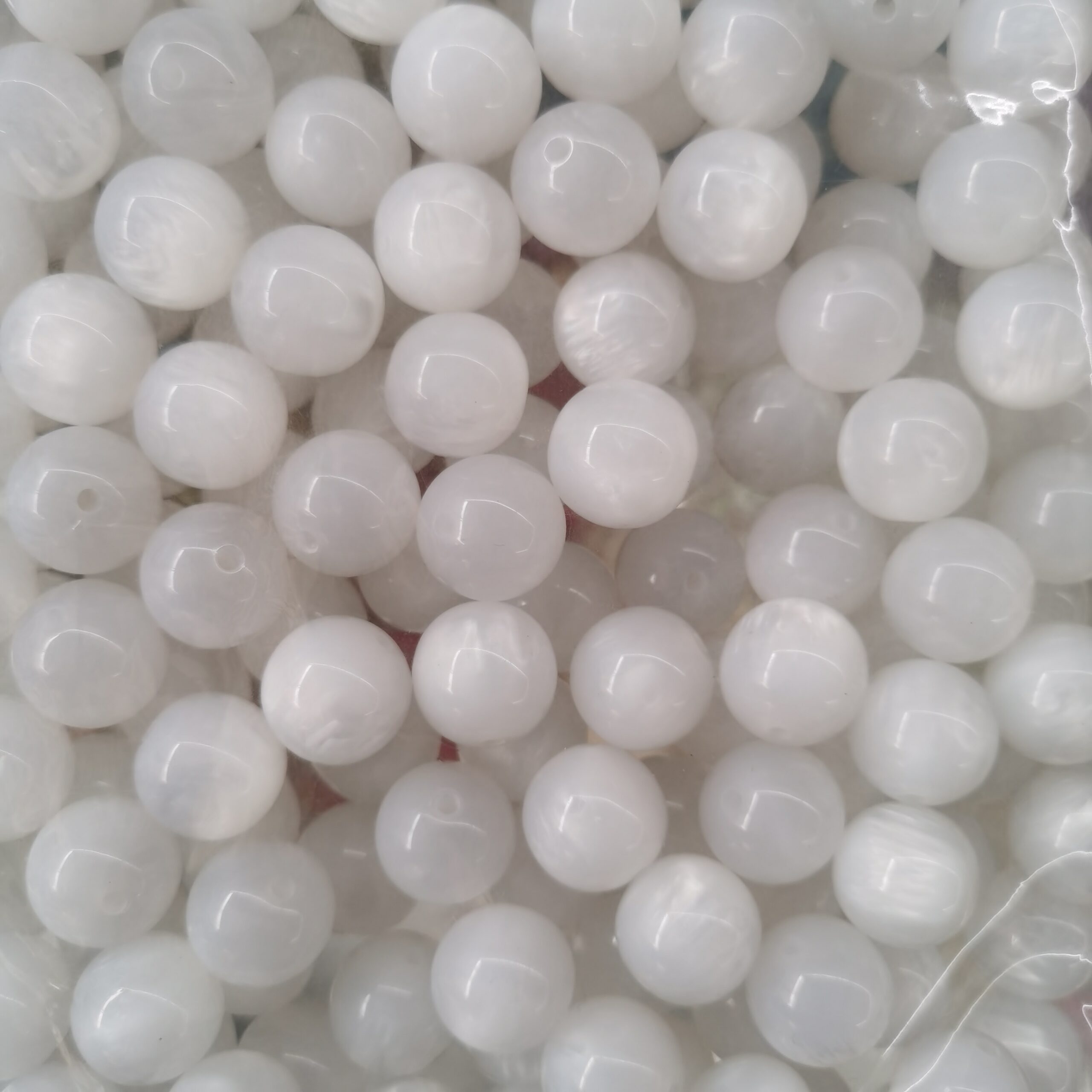 16mm Shimmer Gradient Resin Beads Glitter Cat-Eye Resin Beads100PCS - Image 4