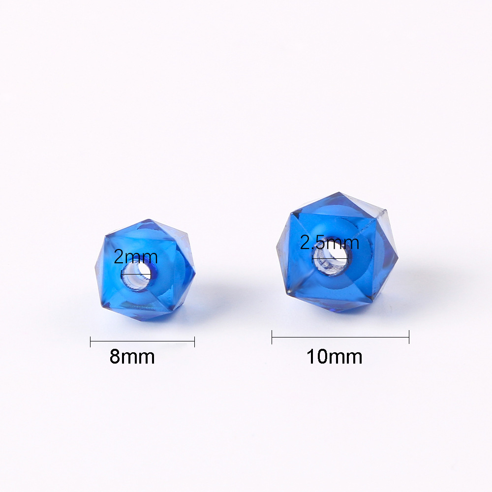 8mmAcrylic Cube Beads for DIY Jewelry 800PCS - Image 3