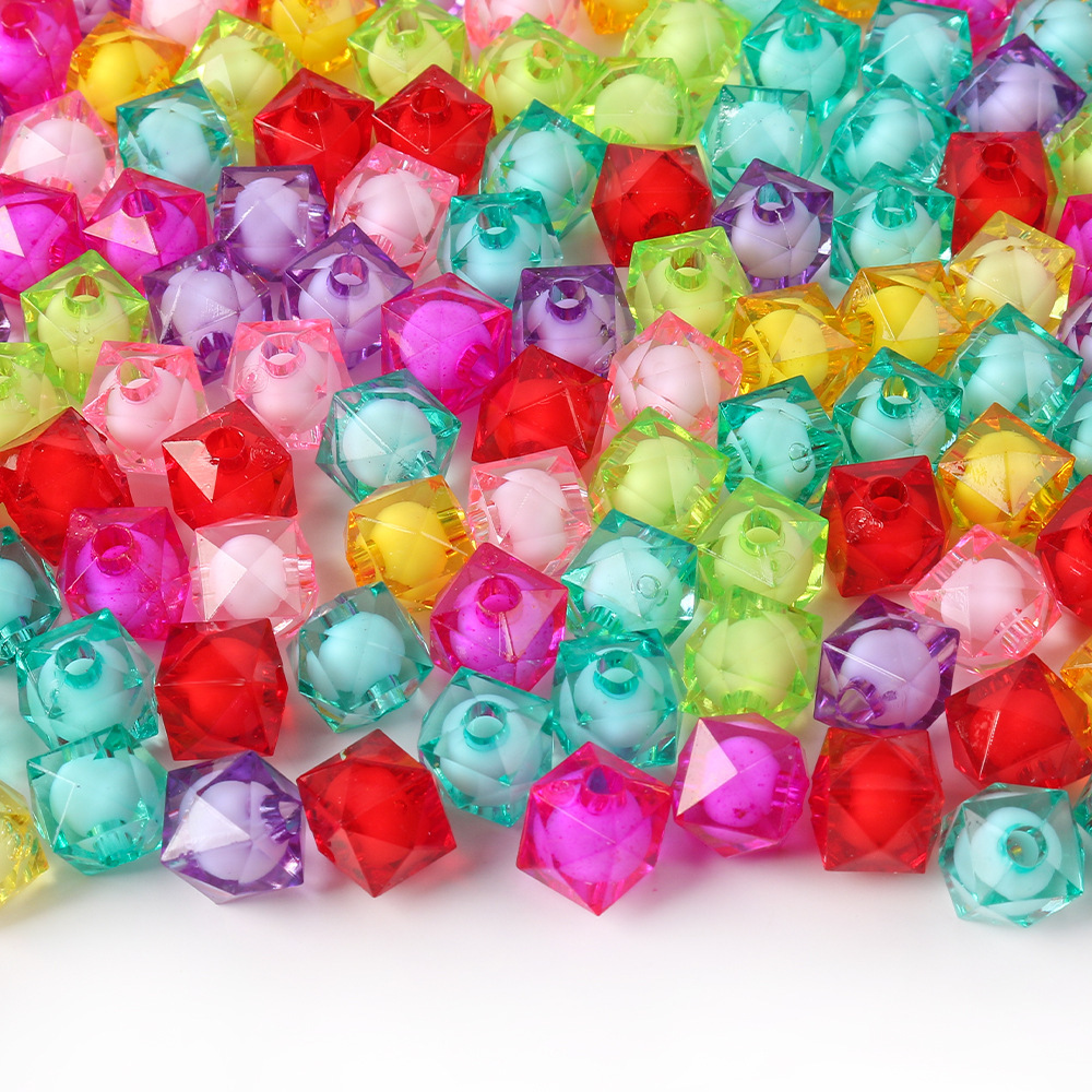 8mmAcrylic Cube Beads for DIY Jewelry 800PCS - Image 2