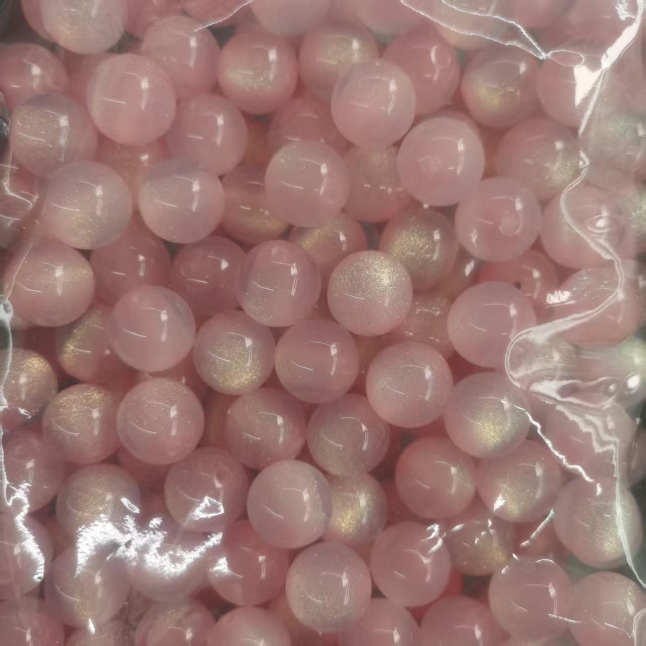 16mm Shimmer Gradient Resin Beads Glitter Cat-Eye Resin Beads100PCS - Image 14
