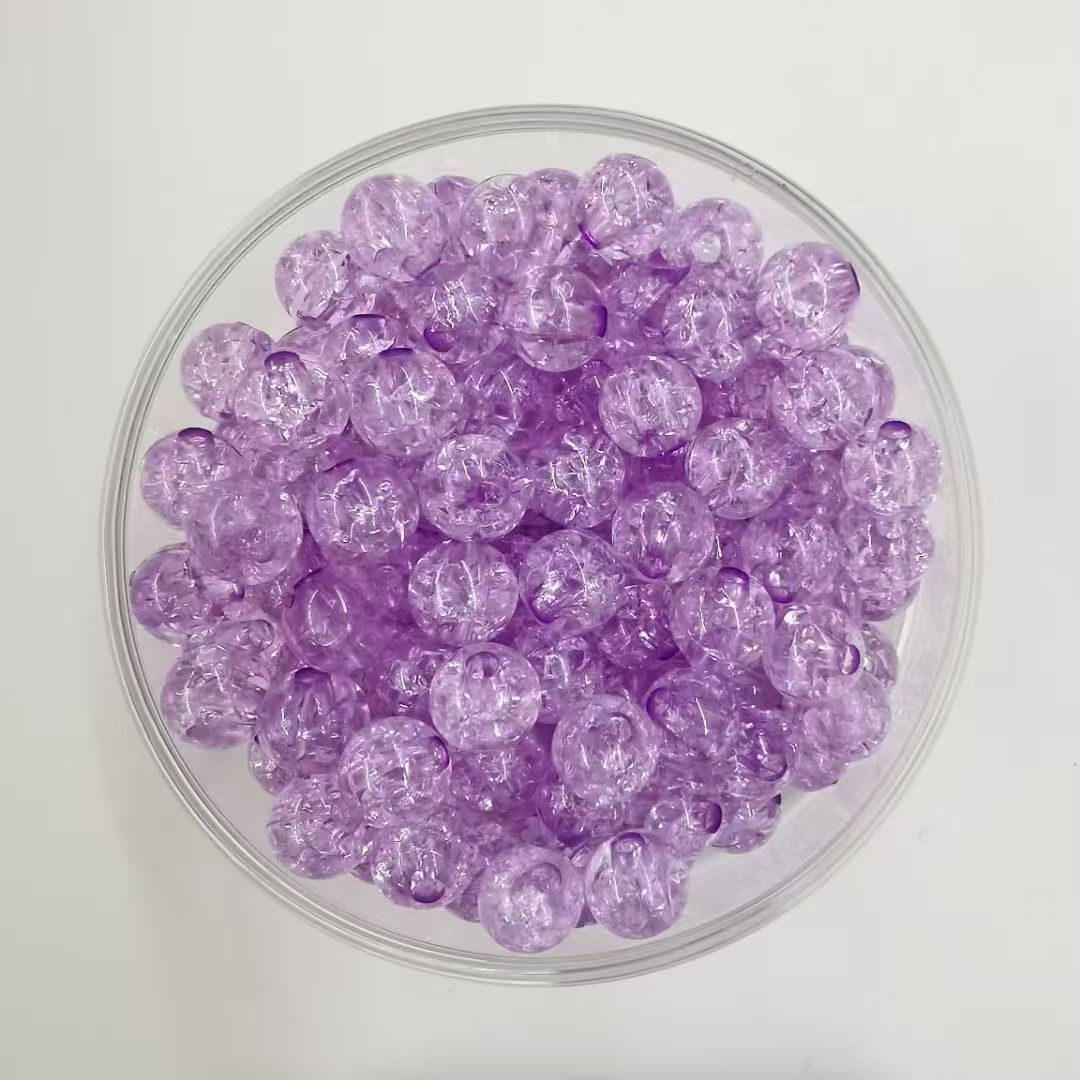 10mm Crackle Glass Beads Set 500pcs jewelry