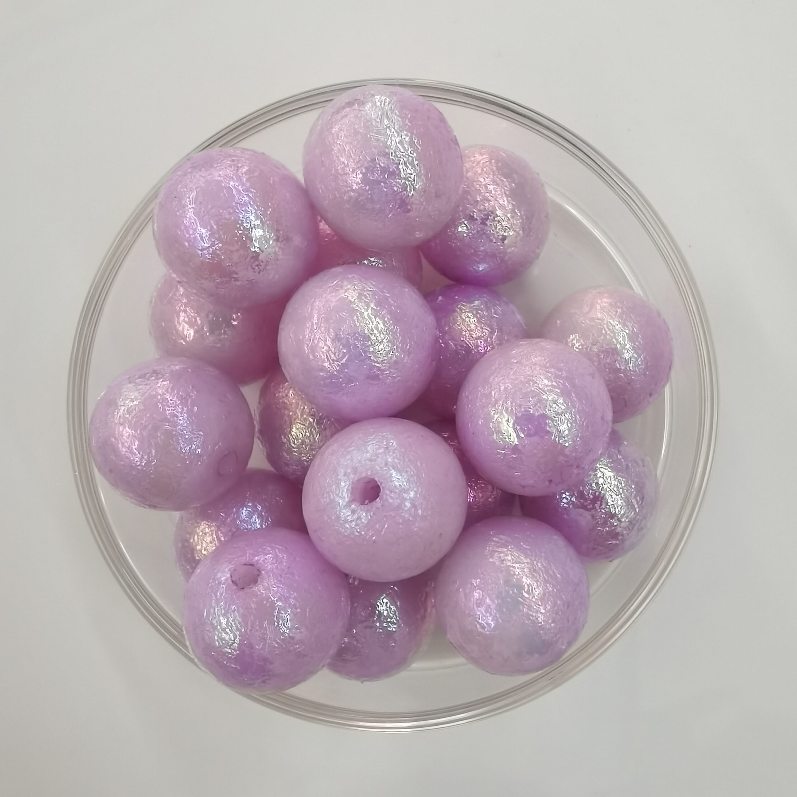 16mm Iridescent Wrinkled Texture Beads100PCS - Image 3