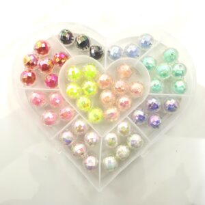 DIY Acrylic Planet Beads Ten vivid colors of acrylic planet beads are here! Iridescent coated100PCS