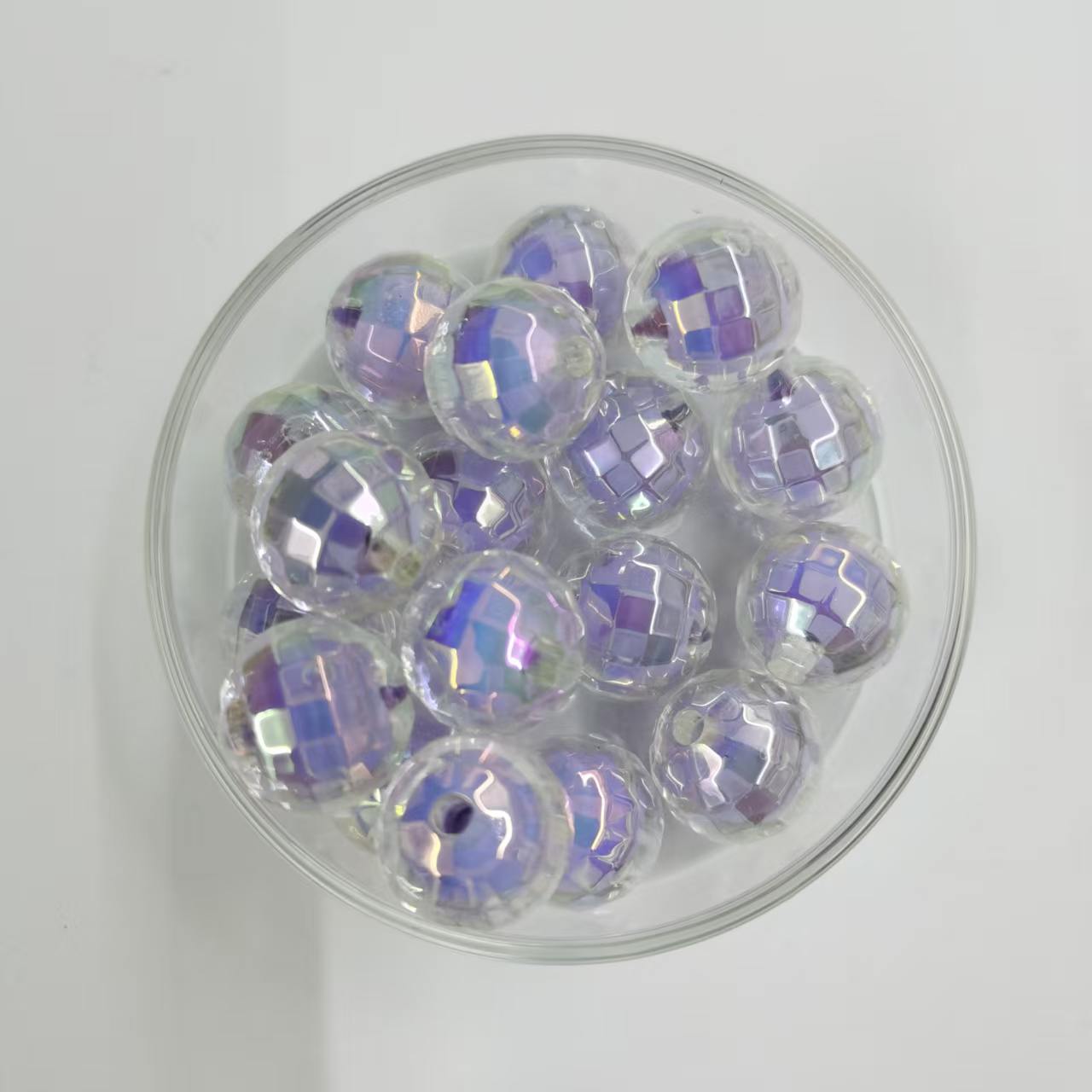DIY Acrylic Planet Beads Ten vivid colors of acrylic planet beads are here! Iridescent coated100PCS - Image 10