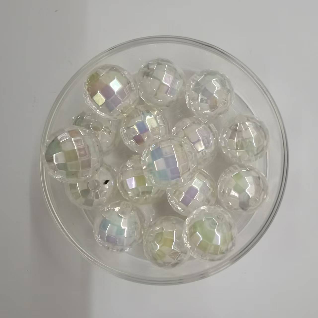 DIY Acrylic Planet Beads Ten vivid colors of acrylic planet beads are here! Iridescent coated100PCS - Image 7