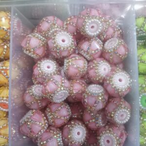 Boho Crystal Rhinestone Spacer Beads10PCS