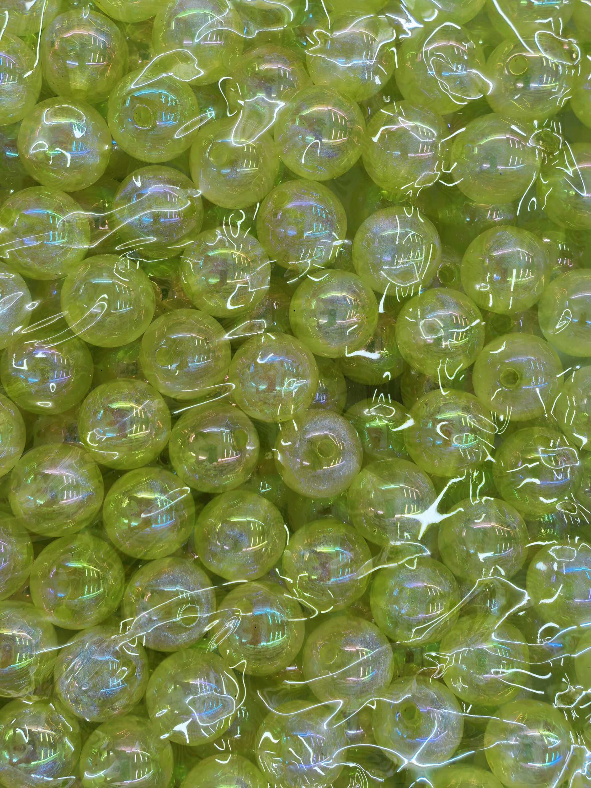 Mixed-Color Iridescent Large-Hole Beads for Jewelry Crafts200PCS - Image 7