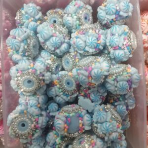 Handmade Resin & Pearl Wrapped Beads10PCS