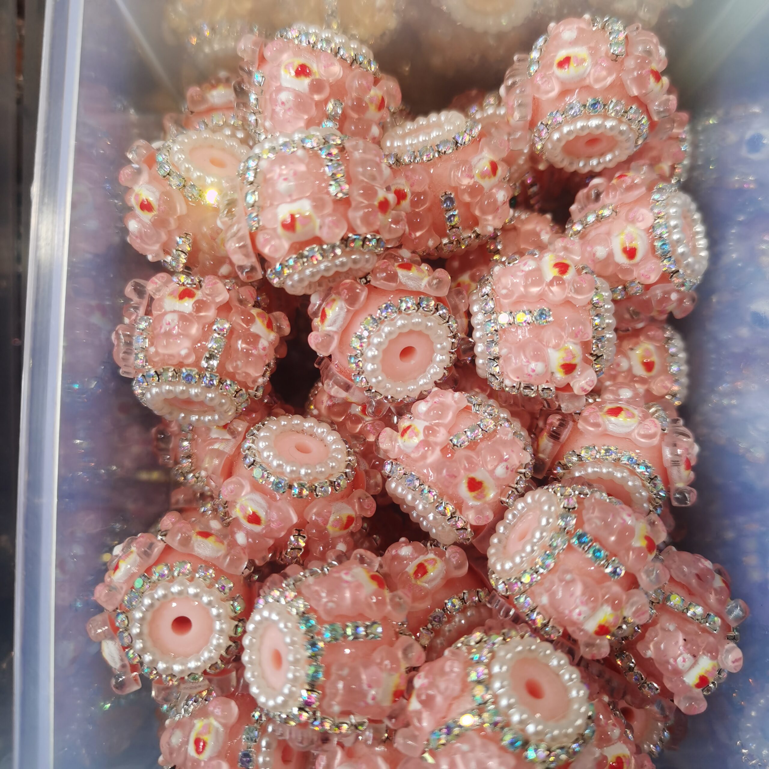 3D Cartoon Bear Resin Beads DIY Pen 10pcs - Image 7